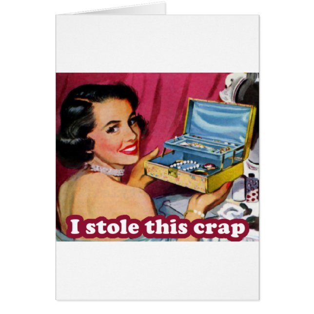 Cartão Kleptomania Glam (Frente)