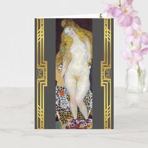 Cartão Klimt restaura pintura de Adão e Eva