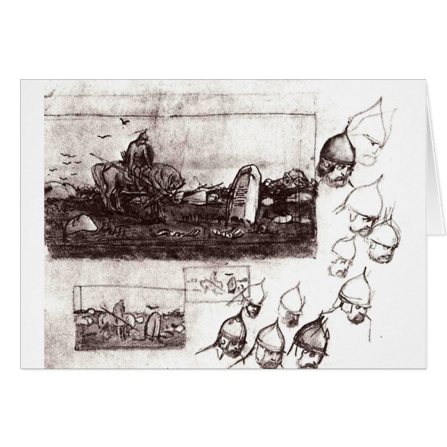 Cartão knight-clip-art-16 (Frente Horizontal)