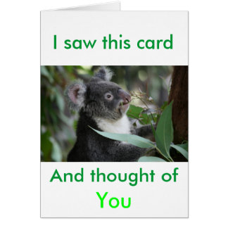 Cartão Koala