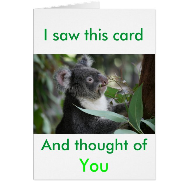 Cartão Koala (Frente)