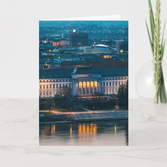 Cartão Koblenz Alemanha (Frente)