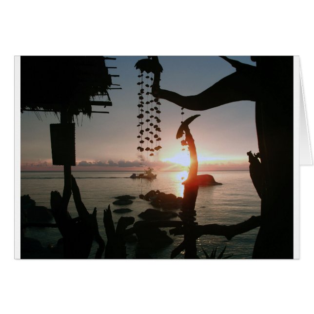 Cartão Koh Tao - Tailândia (Frente Horizontal)