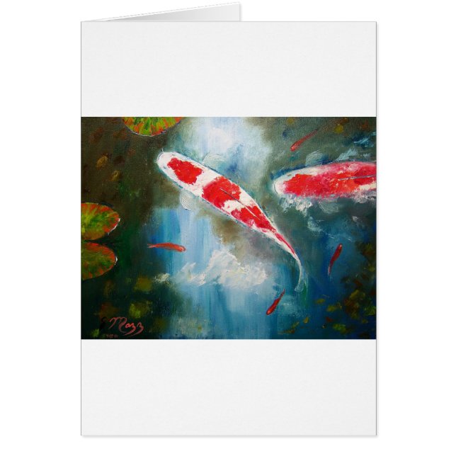 Cartão Kohaku Koi (Frente)