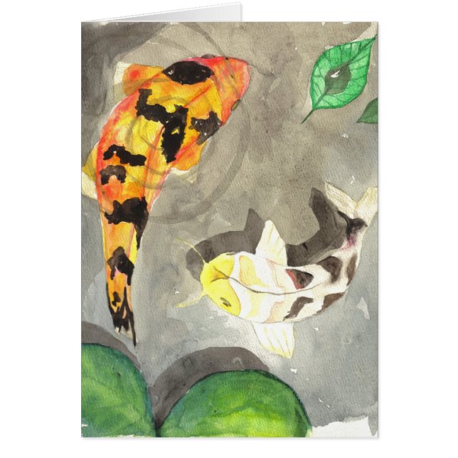 Cartão Koi (Frente)