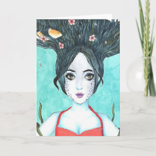 Cartão Koi Copic Art Card