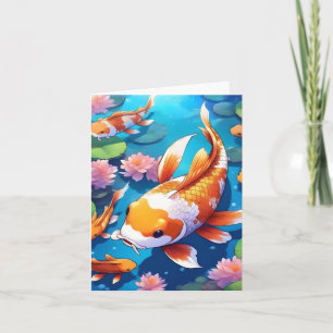 Cartão Koi Fish Study M