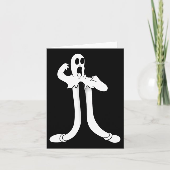 Cartão Koko O Palhaço Fantasma Divisão Blackwork  (Frente)