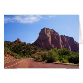Cartão Kolob Canyons Road/Best Wish (Modelo)