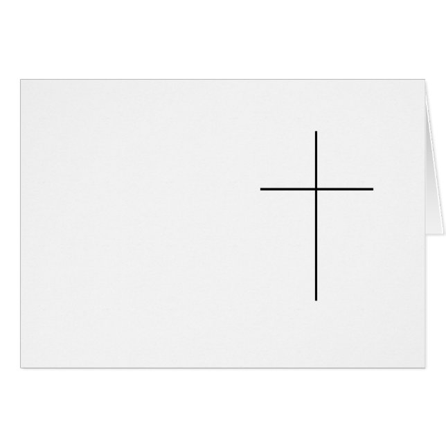 Cartão Kondolenzkarte (Frente horizontal)