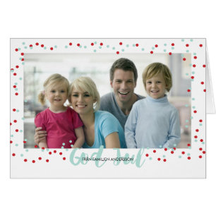 Cartão Konfetti julhälsning