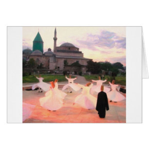 Cartão konya do mevlana