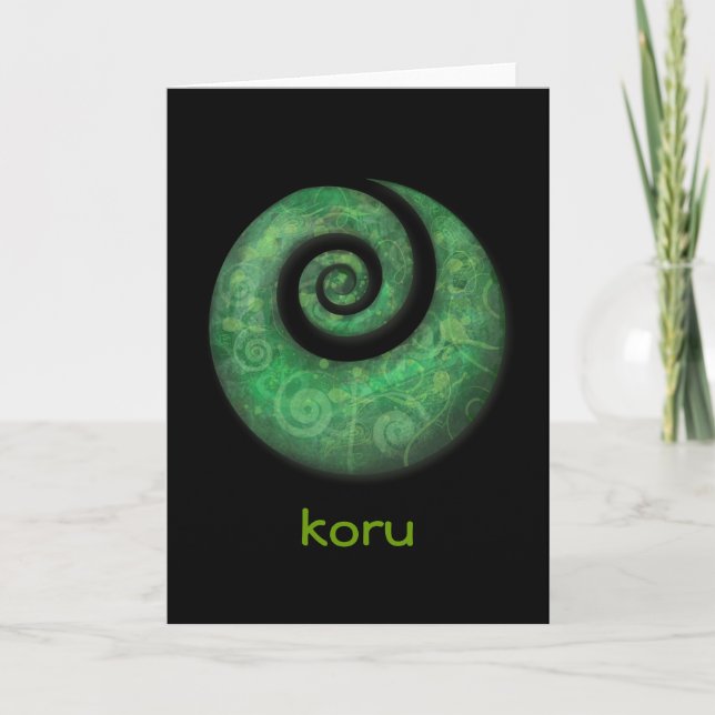 Cartão koru (Frente)