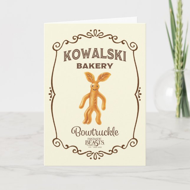 Cartão Kowalski Bakery - Bowtruckle (Frente)