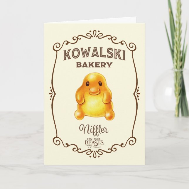 Cartão Kowalski Bakery - Niffler (Frente)