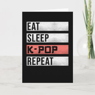 Cartão Kpop K-pop Dizendo Engraçado