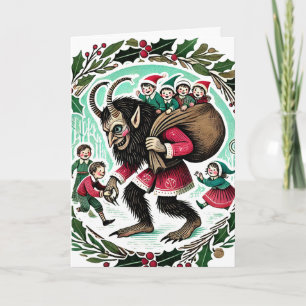 Cartão Krampus Christmas