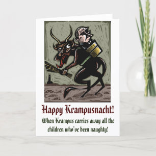 Cartão Krampus - Edição Putin