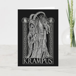 Cartão Krampus - Ss Von Krampus Natal Gótico Sombrio 