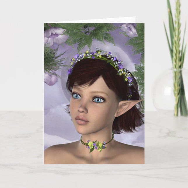 Cartão KRW Floral Fairy Fantasy (Frente)