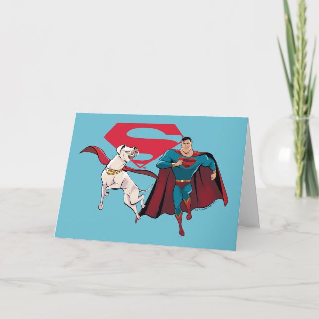 Cartão Krypto e Superman (Frente)