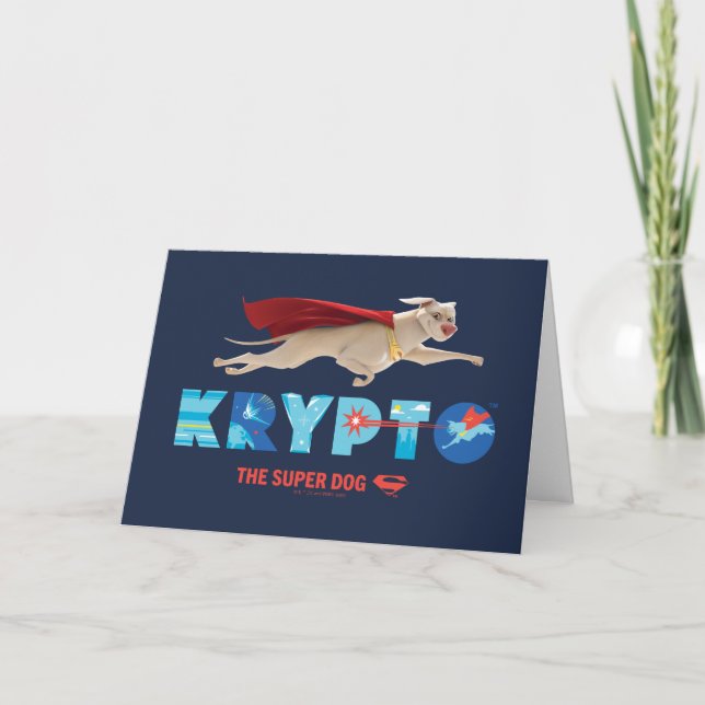 Cartão Krypto O Super-Cão (Frente)