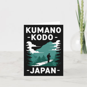 Cartão Kumano Kodo Japan Pilgrim Way
