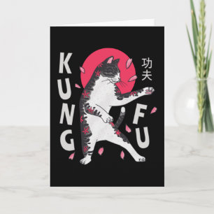 Cartão Kung Fu Cat