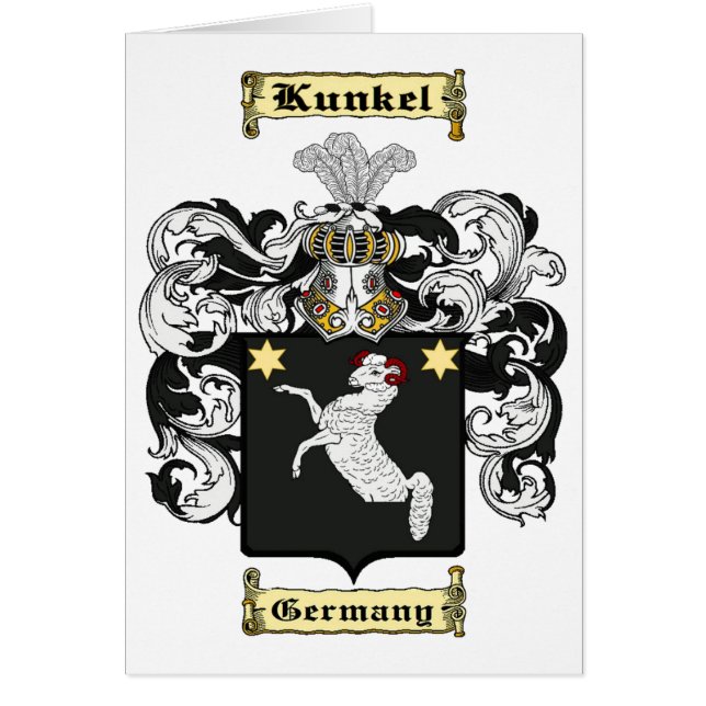 Cartão Kunkel (Frente)