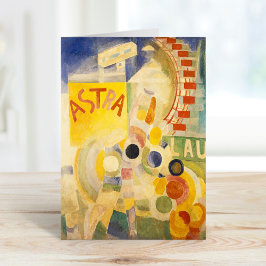 Cartão L’Équipe de Cardiff | Robert Delaunay