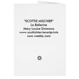 CARTÃO LA BALLERINE