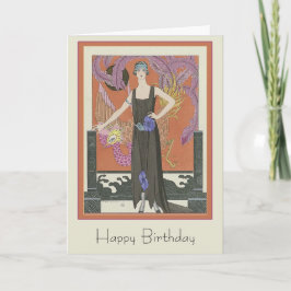 Cartão La Belle Dame Sans Merci 1921 por Georges Barbier