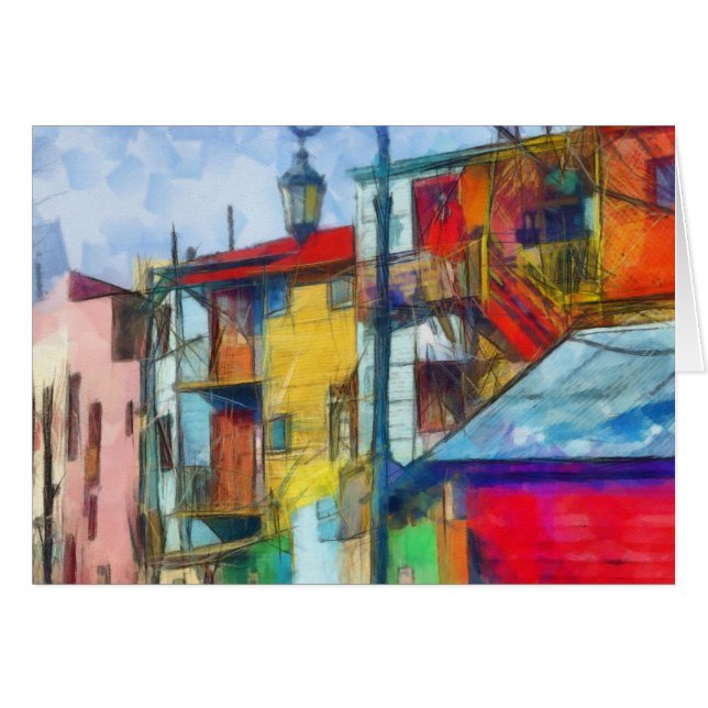 Cartão La Boca - ARGENTINA (Frente Horizontal)