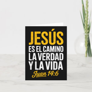Cartão La Camisa De Jesus En Espanol Espanol
