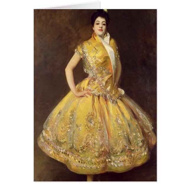 Cartão La Carmencita, 1890 (Frente)