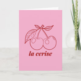 Cartão La cerise pin