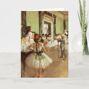 Cartão La Classe de Danse by Edgar Degas