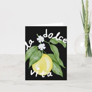 Cartão La Dolce Vita La Dolce Bride Itália Lemon Matching