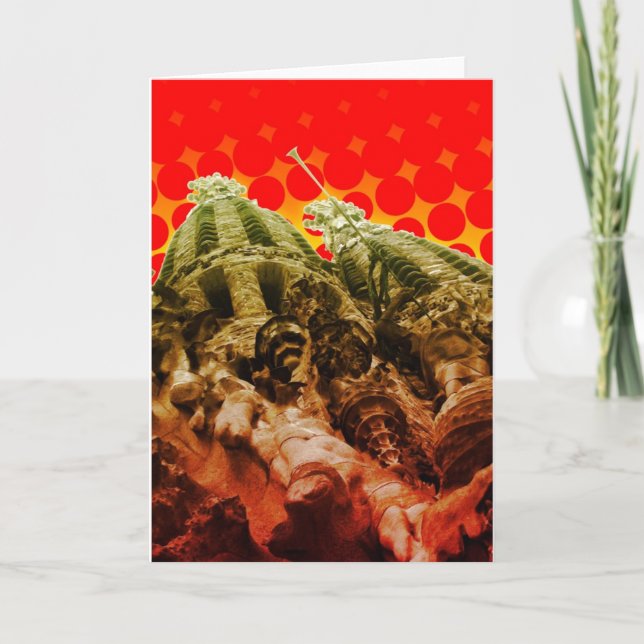 Cartão La Familia de Sagrada (Frente)