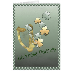 Cartão Lá Fhéile Pádraig