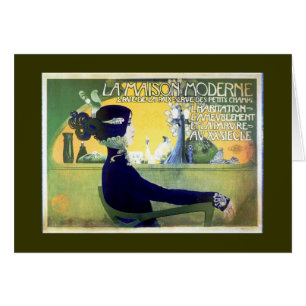 Cartão La Maison Moderne Art Noveau