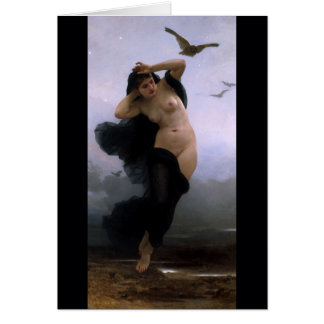 Cartão La Nuit William-Adolphe Bouguereau