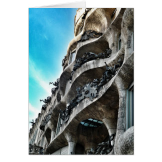 Cartão La Pedrera de Antoni Gaudí