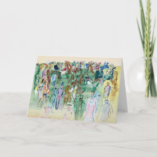 Cartão La Pelouse | Raoul Dufy