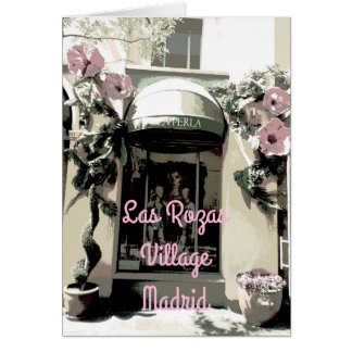 Cartão La Perla en las Rozas Village de Madrid (España)