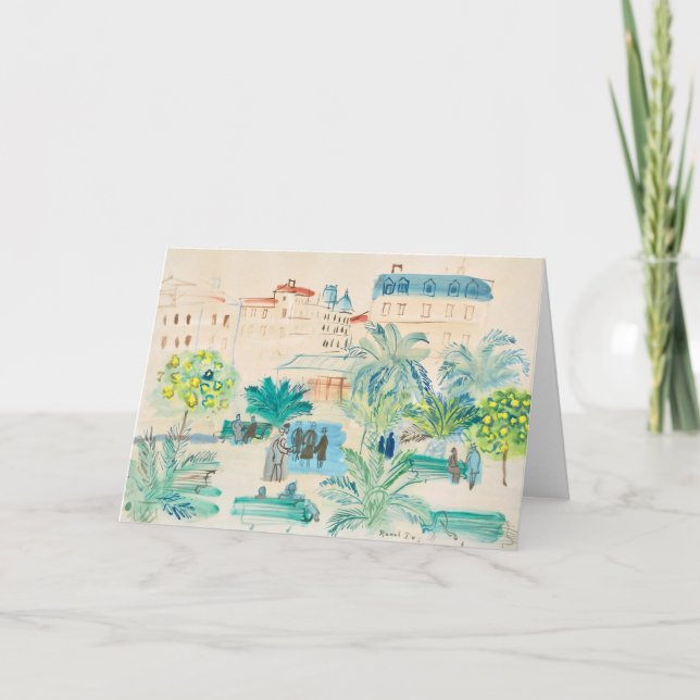 Cartão La Place Arago | Raoul Dufy (Frente)