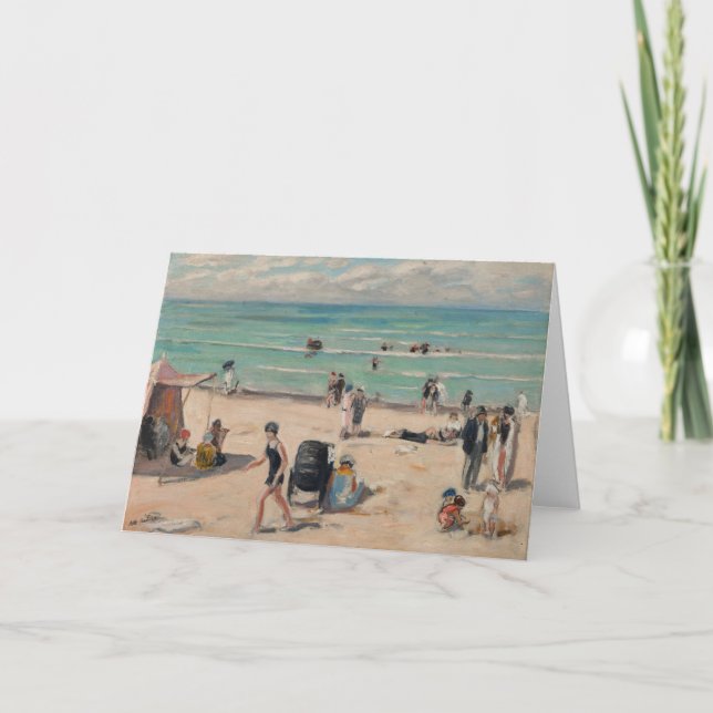 Cartão La Plage de Fort-Mahon | Albert André (Frente)