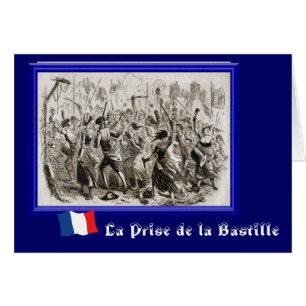 Cartão La Prise de la Bastille