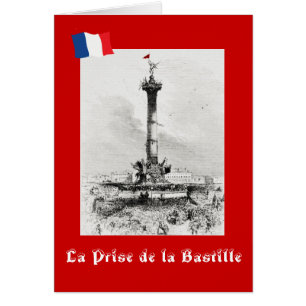 Cartão La Prize de la Bastille