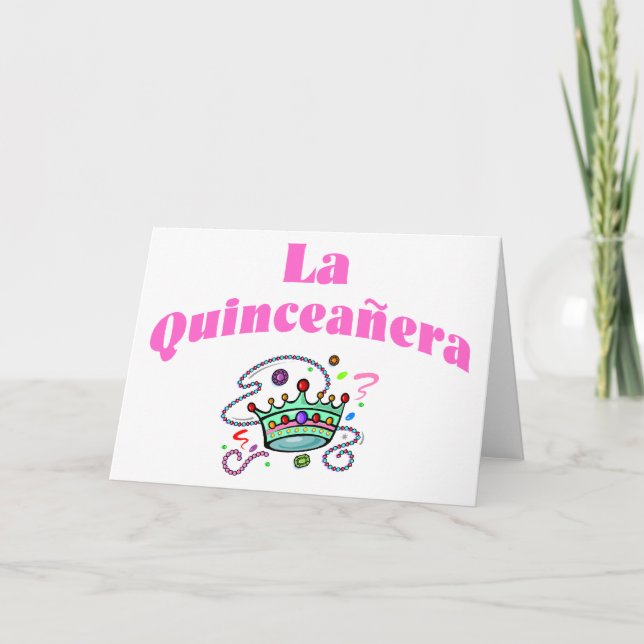 Cartão La Quinceanera (Frente)